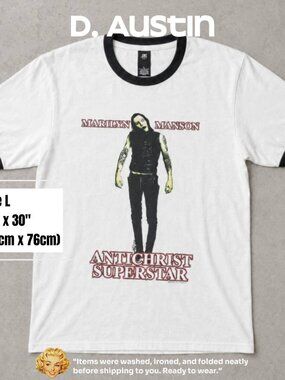 Antichrist Superstar Marilyn Manson 1995 Vintage T-Shirt AB0L1S84